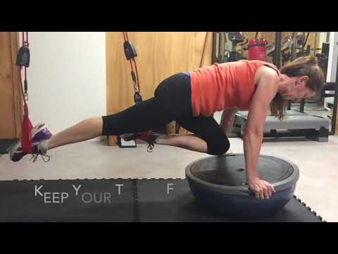 How to… Prone Jack Knife Single Leg Double Time Hands BOSU