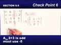 Finding the Determinant of a 4 by 4 Matrix