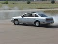 Infiniti Q45 burning rubber doing donuts - pt. 2 Infiniti Q45 burning rubber doing donuts - pt. 2