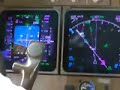 boeing 747 400 cockpit landing