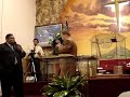 fosforito and jason in my church at 247 east 7th street between ave c & ave d.  fosforito singing 