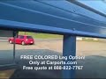 Carport Colored Legs Carport Colored Legs