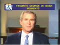 Top 10 George W. Bush Moments Top 10 George W. Bush Moments