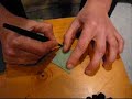 Superziper: How to make a felted leaf?