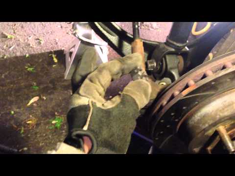 diydom - Part 2.1 - Working on a 2005 Dakota, in this part we are disconnecting the Tie Rod from the steering knuckle.