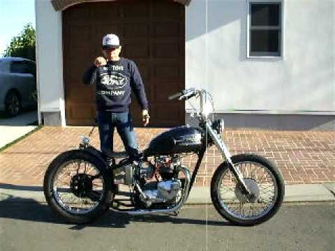 トラチョッパー triumph 5TA chopper hotrod tiger100