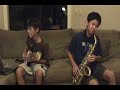 JerryC's Rock Canon D - Sax & Guitar Duet