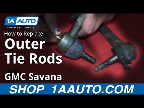 How To Install Replace Front Steering Tie Rod 2003-13 Chevy Express GMC Savana 2500