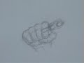 Eef teaches you how to draw: a fist whit a gun