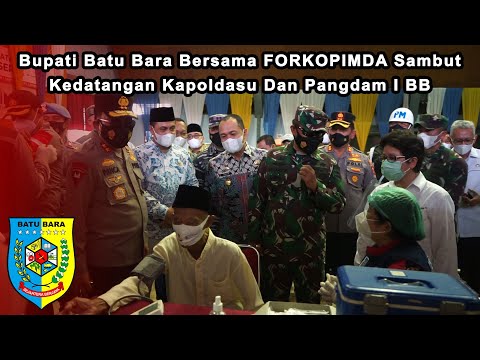 Bupati Batu Bara Bersama FORKOPIMDA Sambut Kedatangan Kapoldasu Dan Pangdam I BB