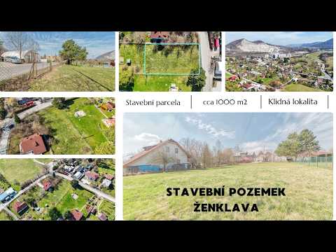 Video Světlý stavební pozemek v Ženklavě