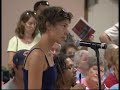 The Mass. congressman faces off with a woman who accuses him of supporting a 