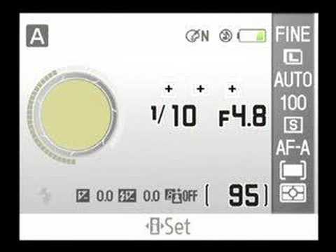 how to adjust f stop on nikon d60