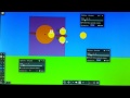 Simulation evidencing Over Unity by way of power for acceleration of like masses, wherein output power for acceleration of mass is greater than input power for acceleration mass.