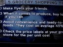 5 Grocery Tips  to Save Money