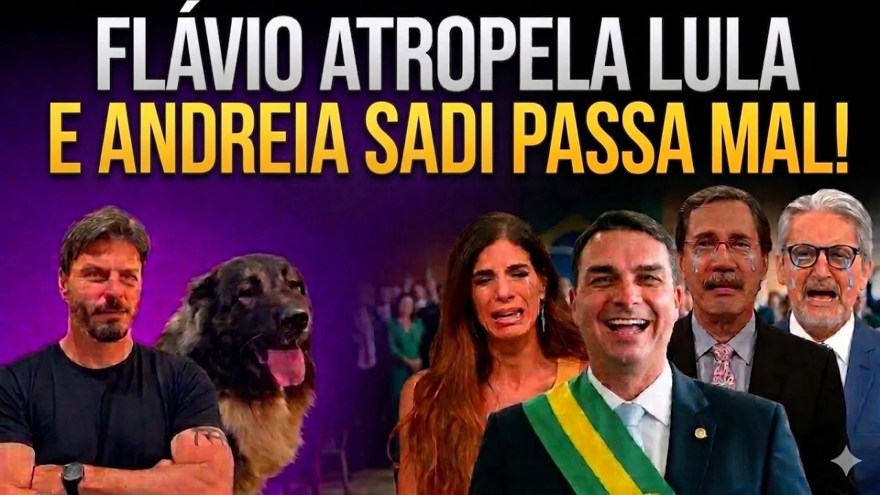 HAHAHA Andreia Sadi QUASE TEM AVC ao vivo e admite que Lula vai perder pro Flávio Bolsonaro!