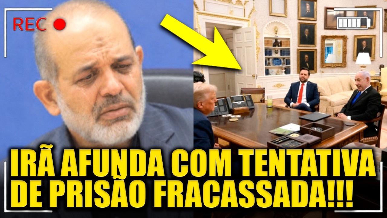 Irã TEM PLANO FRACASSO ao tentar se infiltrar e prender Netanyahu NOS EUA!!!