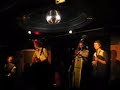 this performance was at the christmas 'party' night at the luminaire in london.  a truly magic night.