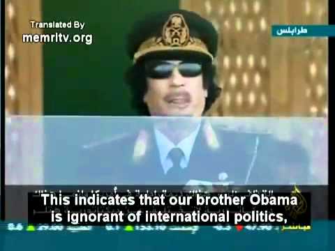 The Truth about OBAMA and Kennedy Assassination Told by Gadaffi.