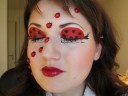 Link to the Bee tutorial, by MakeupByRenRen:http://www.youtube.com/watch?v=zDYWVIZ9bXECheck out my contest video with all the information on how to win free cosmetics:http://ca.youtube.com/watch?v=Y0D6TWobR0oProducts I used:Mehron Paradise Tropical palette - redNYX Sunrise e/sRevlon Colorstay liquid eyelinerCovergirl Lashblast mascaraMAC Brow pencil in SpikedBobbi Brown Clementine blushMAC Red Enriched liplinerMAC Red lipstickMAC Red Romp lipglassDUO adhesive gluerhinestones & ladybugs from the craftstore