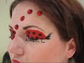 hi guys,

i decided to do a halloween collaboration with fellow youtuber misschievous.  we went for a bug theme.  

make sure to check out her ladybug tutorial video at http://ca.youtube.com/watch?v=ojircsqkslq

enjoy!

i used a lot of the same products for both the eyes, faces, and lips.  but i went 

ahead and showed you the products i used for each area of the face, so please 

please excuse the repeats.

here's what i used (all mac unless otherwise stated):

eyes
-soft ochre paint pot
-ben nye yellow cream color
-chrome yellow e/s
-dangerzone mes - the black part
-anastasia eye lights in pink
-mac clear brow set
-feline kohl power pencil
-gesso e/s
-dark angel costume lashes

face
-select moisture concealer nc35
-pur minerals foundation in med dark
-sharkskin shadestick
-dangerzone mes - the black part
-feline kohl power
-ben nye yellow cream color
-chrome yellow e/s
-medical tape - to make the straight lines

lips
-select moisture concealer nc35
-brick red lipliner
-brave red creamsheen
-pencil me in cosmetics onyx eyeliner

accessories
-$3 princess kit from wal-mart:  crown, septer, earrings, and ring
-yellow pom poms 
-black pipe cleaners