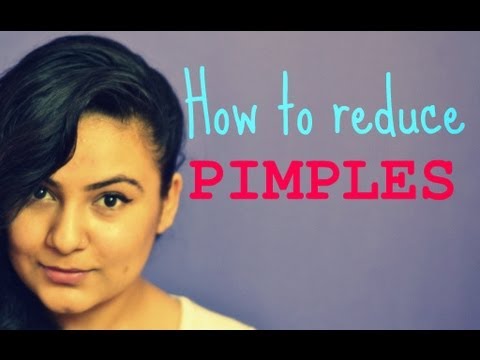 how to reduce pimples