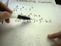 Derivatives of Exponential Functions