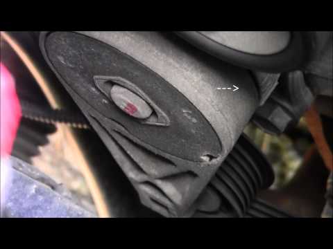 how to change serpentine belt chevy equinox