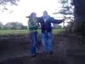Kim falling in ditch Kim falling in ditch
