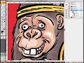 Ian Marsden shows how he draws cartoons in Adobe Illustrator