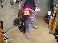 R1 garage burnout