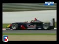 Crash durant la course 1 du British F3 à Spa
