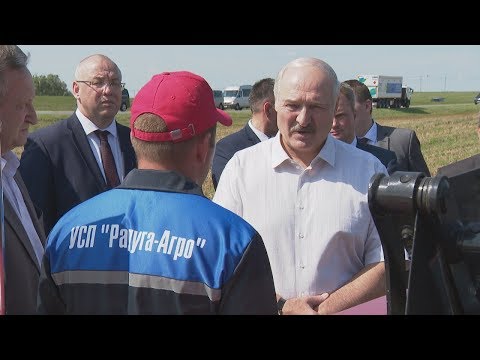 Президент Беларуси посетил Ветковский район видео