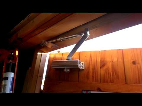 how to fit eclipse door closer