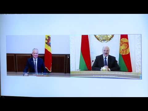 Președintele Republicii Moldova a avut o discuție în format online cu Președintele Republicii Belarus