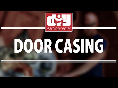 how to do door trim