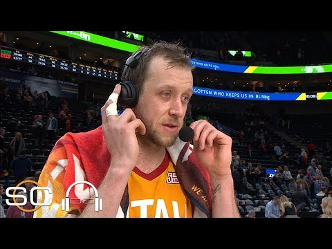 Video: Joe Ingles talks Jazz's win vs. Celtics | SC with SVP | NBA on ESPN