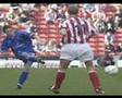 Comedy: Nicky Southall shows of his ball control skills