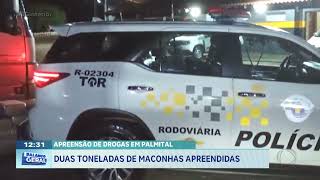 Apreensão de drogas em Palmital: duas toneladas de maconha apreendidas