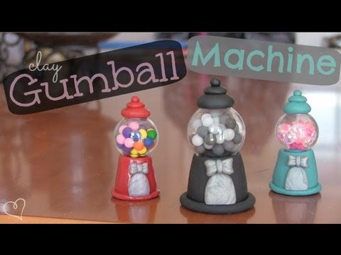 Clay - In this DIY, learn how to make clay gumball machines with a glass globe. Use them for charms, pendants, or even home decor. Check back next Crafty Friday for...