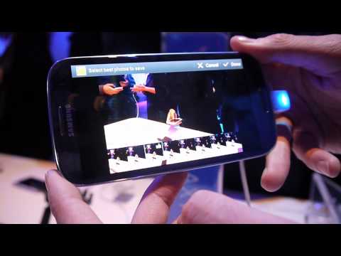 Samsung Galaxy S III: Burst Shot/Best Photo camera features demo