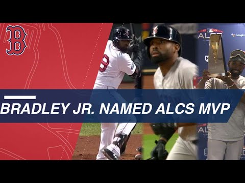 Video: Bradley Jr. is named ALCS MVP after stellar series