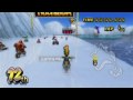 those pirates in shy guy beach decided to be assholes, so they fired a cannon ball behind me, and without knowing i collided into it and boom! a majority of the racers even passed me and i didn't even get an item, and that's why i placed 6th... curse you damn cannon ball!!! if you thought i was completely done with mario kart wii, then think again! this time i take on the ultra-tough mirror mode. heck, i've already done mirror mode in mario kart 64 and double dash, so why not wii? :pi play as luigi in the zip zip bike this time around in this cup! courses in this part: n64 sherbet land, gba shy guy beach this was played on my nintendo wii, recorded on my presidian dvd recorder, and edited with sony vegas movie studio 9 platinum edition.