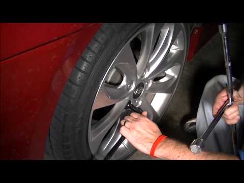 Tire/Wheel Change/Removal Procedure Hyundai Sonata 2.0 Turbo