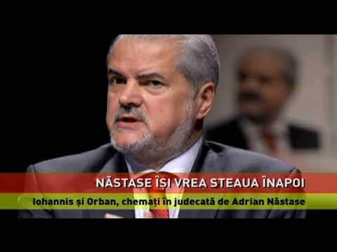 Adrian Năstase, la judecată cu Iohannis și Orban