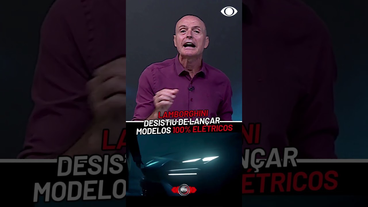 Lamborghini desistiu de lançar modelos 100% elétricos #bandmotores #lamborghini