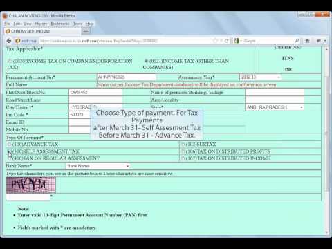 how to fill service tax online