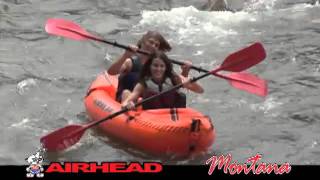 Airhead Watersports Montana Travel Kayak Deluxe 1 Person 9' 9" - Lightweight