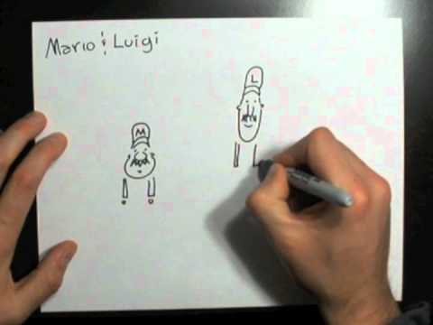 Draw a Mario & Luigi | Doodle Ideas