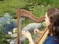 the golden eagle on harp